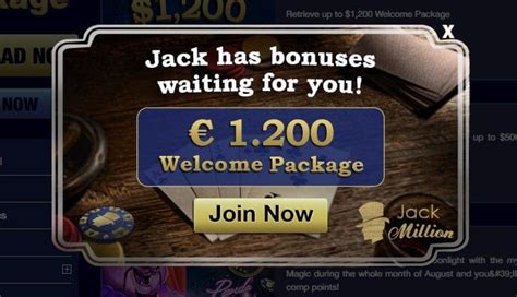 jack million casino bonus codes